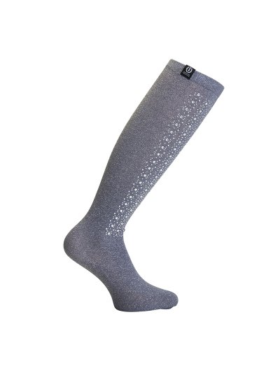 Chaussettes gris avec brillance argenté et strass modèle Daylight - Imperial Riding