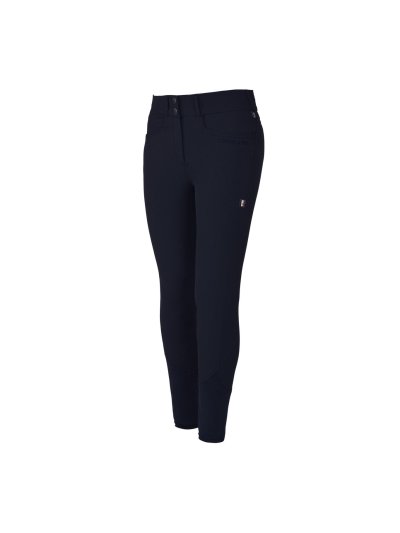 Pantalons avec grip à fond intégral bleu marine pour femme modèle Kadi - Kingsland Classic