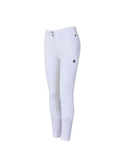Pantalons à fond intégral blanc pour femme modèle Kirstie - Kingsland Classic