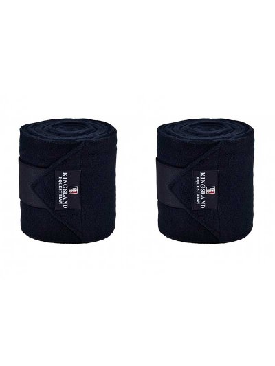 Lot de 2 Bandes polaires de travail bleu marine pour cheval - Draco - Kingsland Classic