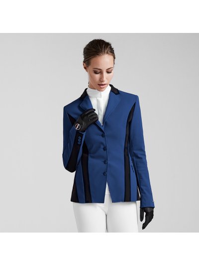 Veste de compétition bleue eléctrica et noire pour femme - Sila - Kingsland Classic Master
