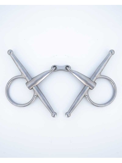 Mors de filet à branches à 3 pièces en titane - Lorenzini X Equiline