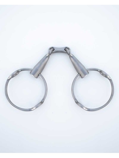 Mors de filet releveur à 3 pièces en titane - Lorenzini X Equiline