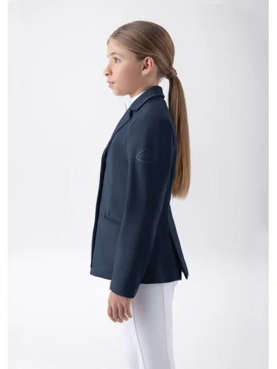 Chaqueta de competición azul marino para niña EQGINGA - Equiline - imagen 3