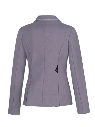 Chaqueta de competición malva para niña EQGINGA - Equiline - imagen 3
