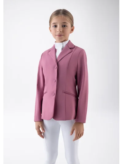 Pink (Daybreak) airbag-compatible competition jacket for girls EQGALA - Equiline - imagen 2
