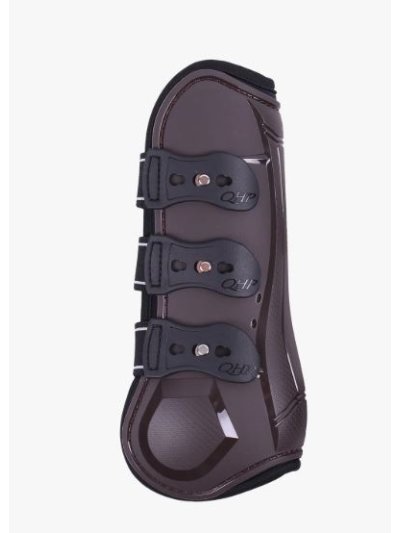 Lot de 2 protège-tendons (antérieurs) marron pour cheval et poney - QHP
