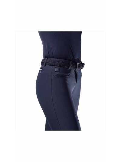 Pantalons avec grip aux genoux bleu marine pour femme modèle Milla - Equiline