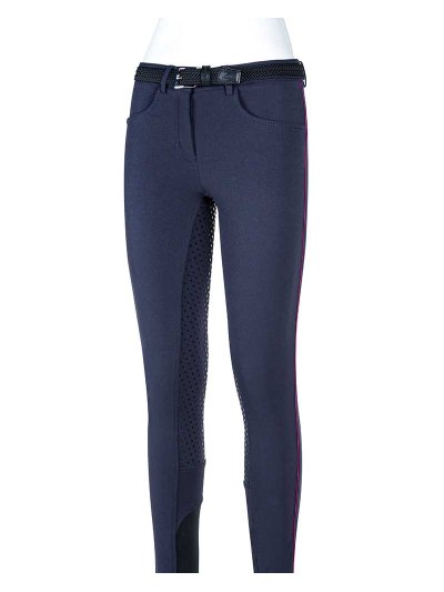 Pantalon d'équitation bleu marine pour fille - Jade - Equiline