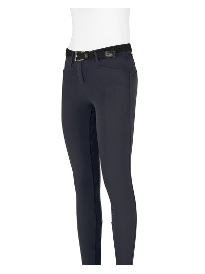 Pantalon d'équitation bleu marine pour fille - Equiline