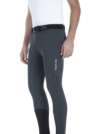 Pantalon d'équitation gris pour homme - Equiline