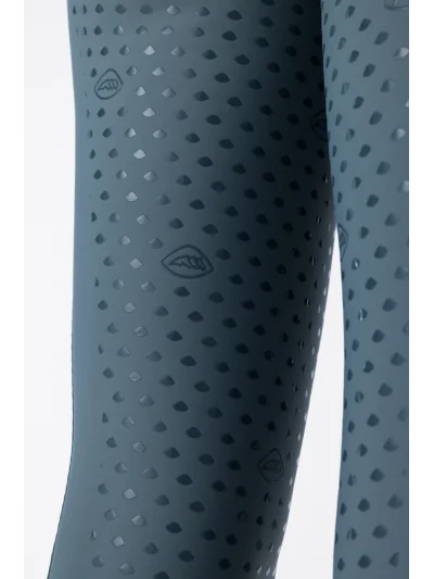 Leggings de montar Full Grip de cintura alta verdes para mujer EQCHEGGIFH - Equiline - imagen 4