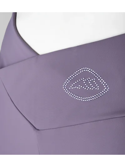 Leggings de montar Full Grip de cintura alta Morado para mujer EQGALAFH - Equiline - imagen 2