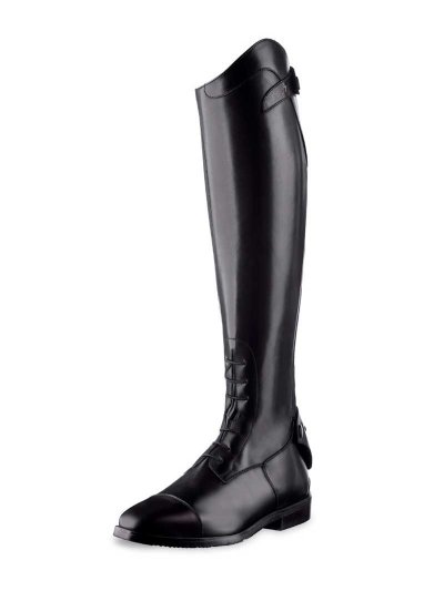 Bottes d'équitation en cuir noir à lacets Orion - Ego7
