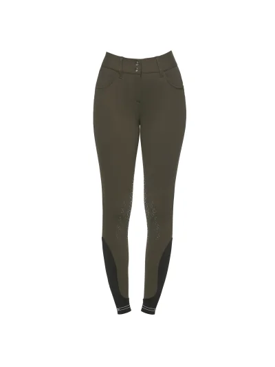 Green trousers model American for women - Cavalleria Toscana