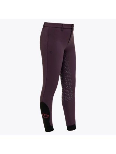 Pantalones morados sin bolsillos (grip culera) junior unisex - Cavalleria Toscana