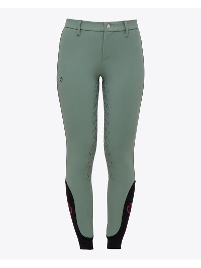 Pantalones verdes sin bolsillos (grip culera) junior unisex - Cavalleria Toscana