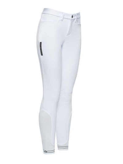 Pantalons d'équitation blanc (grip aux genoux) junior unisexe - Cavalleria Toscana