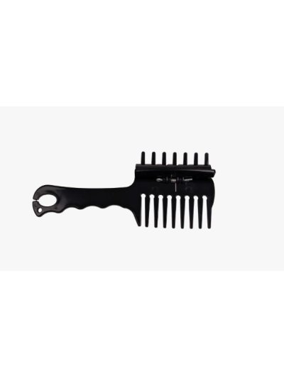 Black Clip Comb for Braiding the Mane - QHP - imagen 3