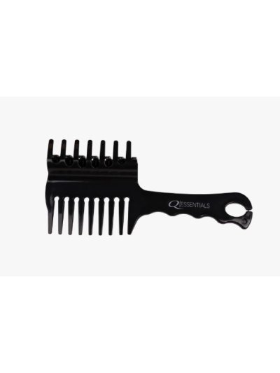 Black Clip Comb for Braiding the Mane - QHP