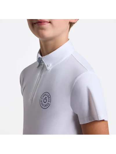 Polo de concours junior blanc junior - Cavalleria Toscana