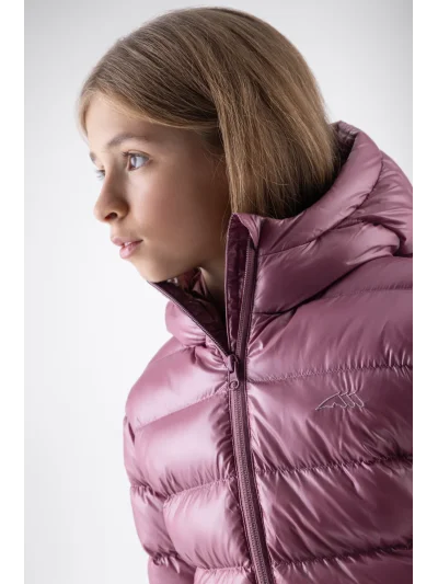 Plumífero acolchado rosa (Daybreak) para niña EQGER - Equiline - imagen 2