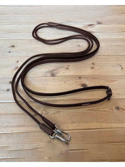 Rênes allemandes marron foncé pour cheval - Collection ONE - JUMP IN