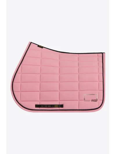 Tapis de saut rose (Peony) avec strass pour cheval et poney - RG