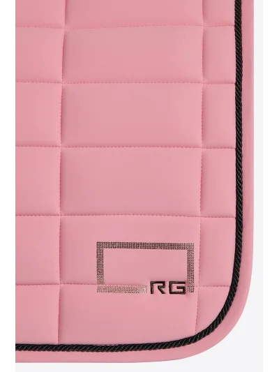 Tapis de saut rose (Peony) avec strass pour cheval et poney - RG - imagen 3