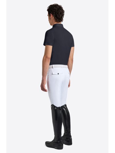 Polo de concurso azul marino de manga corta para hombre - RG - imagen 3