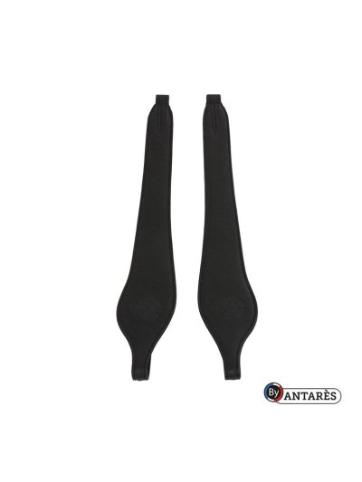 Black Leather Stirrup Leathers for Horse Signature - Antares