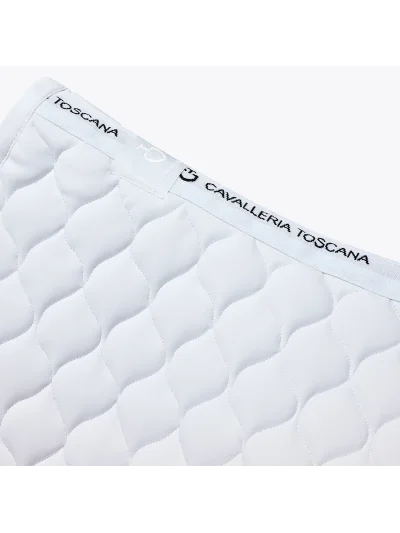 Sudadero de doma blanco con acolchado circular - Cavalleria Toscana - imagen 4