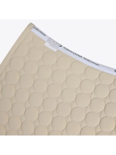 Sudadero de salto beige (Rainy Day) de jersey con acolchado circular para caballo Circle Quilted - Cavalleria Toscana - imagen 2