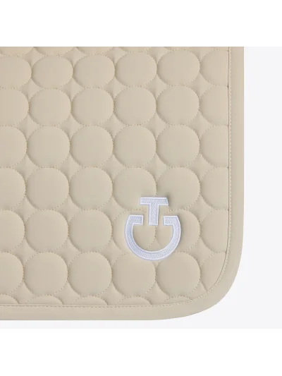Sudadero de salto beige (Rainy Day) de jersey con acolchado circular para caballo Circle Quilted - Cavalleria Toscana - imagen 3
