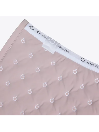 Sudadero de salto rosa acolchado con logos bordados - Cavalleria Toscana - imagen 2
