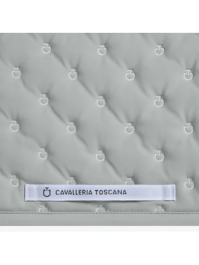 Sudadero de salto verde acolchado con logos bordados - Cavalleria Toscana - imagen 3