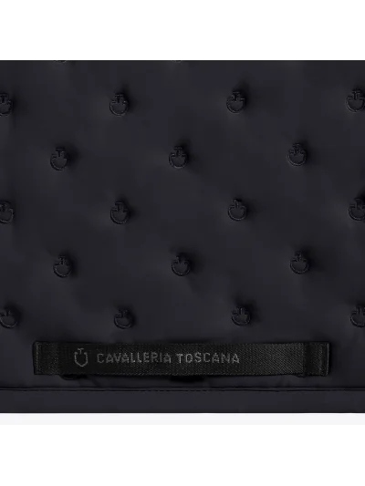 Sudadero de salto azul cobalto acolchado con logos bordados - Cavalleria Toscana - imagen 2