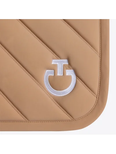 Sudadero de salto beige con acolchado Diamonds and Lines - Cavalleria Toscana - imagen 3