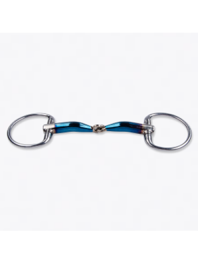 Filete de oliva 2 piezas para caballo (jointed) Sweet Iron eggbutt - Trust