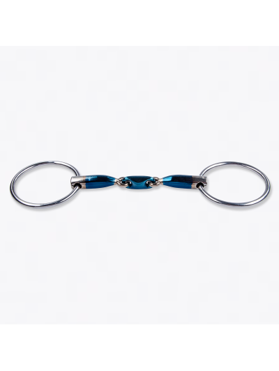 Filete de anillas 3 piezas para caballo (eliptical) Sweet Iron Ioose ring - Trust