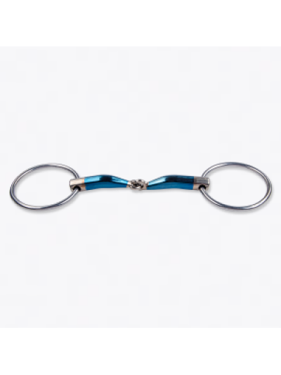 Filete de anillas 2 piezas para caballo (jointed) Sweet Iron Ioose ring - Trust