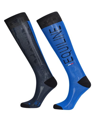 Chaussettes d'équitation en bleu unisexe - Ibert - Equiline