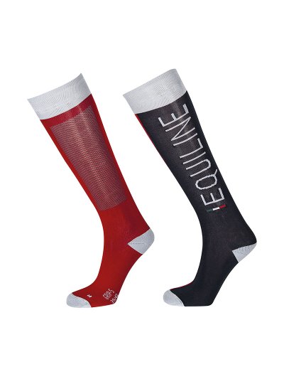 Chaussettes d'équitation en bleu marine unisexe - Ibert - Equiline
