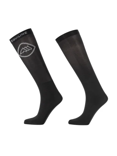 Pack de 3 pares de calcetines de microfibra negros Unisex EQCADRO - Equiline