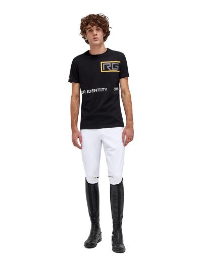 Men's black short sleeve t-shirt - RG