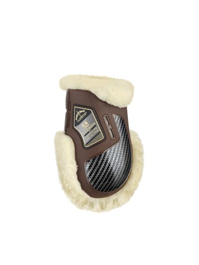Protectores traseros marrones de salto Carbon Gel Absolute Save the Sheep - Veredus