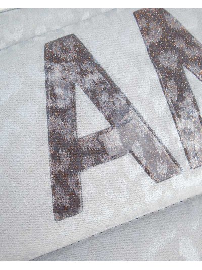 Tapis de dressage gris/argenté (limestone) avec imprimé animal effet brillant pour cheval (full) - Anky - imagen 2