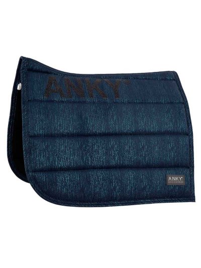 Tapis de dressage bleu marine avec imprimé brillant (dark navy) - Anky