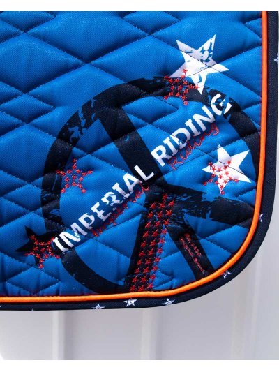 Tapis de saut bleu et noir pour cheval (cob) modèle Etoile - Imperial Riding - imagen 2