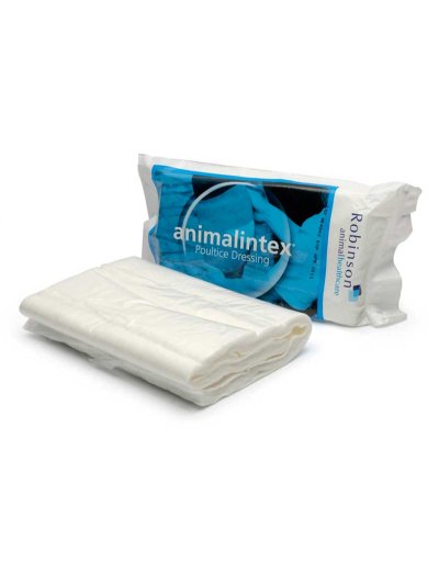 ANIMALINTEX POULTICE DRESSING le mettre uniquement en soin ou aussi en bandes?